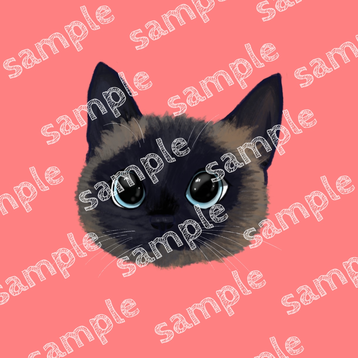 猫ちゃんのイラスト描きます リアルよりのかわいい猫ちゃんのイラスト描きます！ イメージ2