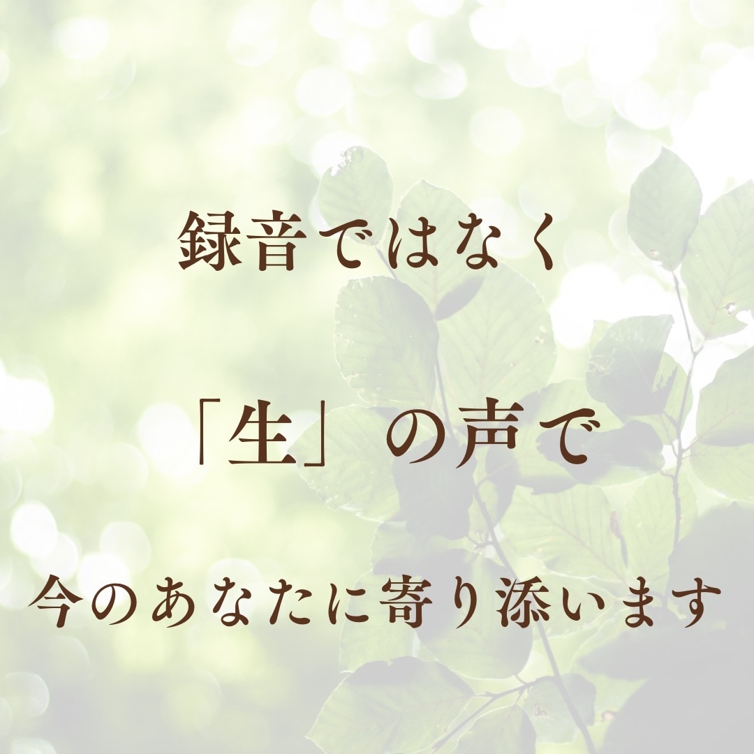 癒しの生朗読と呼吸ナビで疲れた心をリセットします 聴くだけで深呼吸。頑張りすぎの心に贈る、優しい声の処方箋。 イメージ4