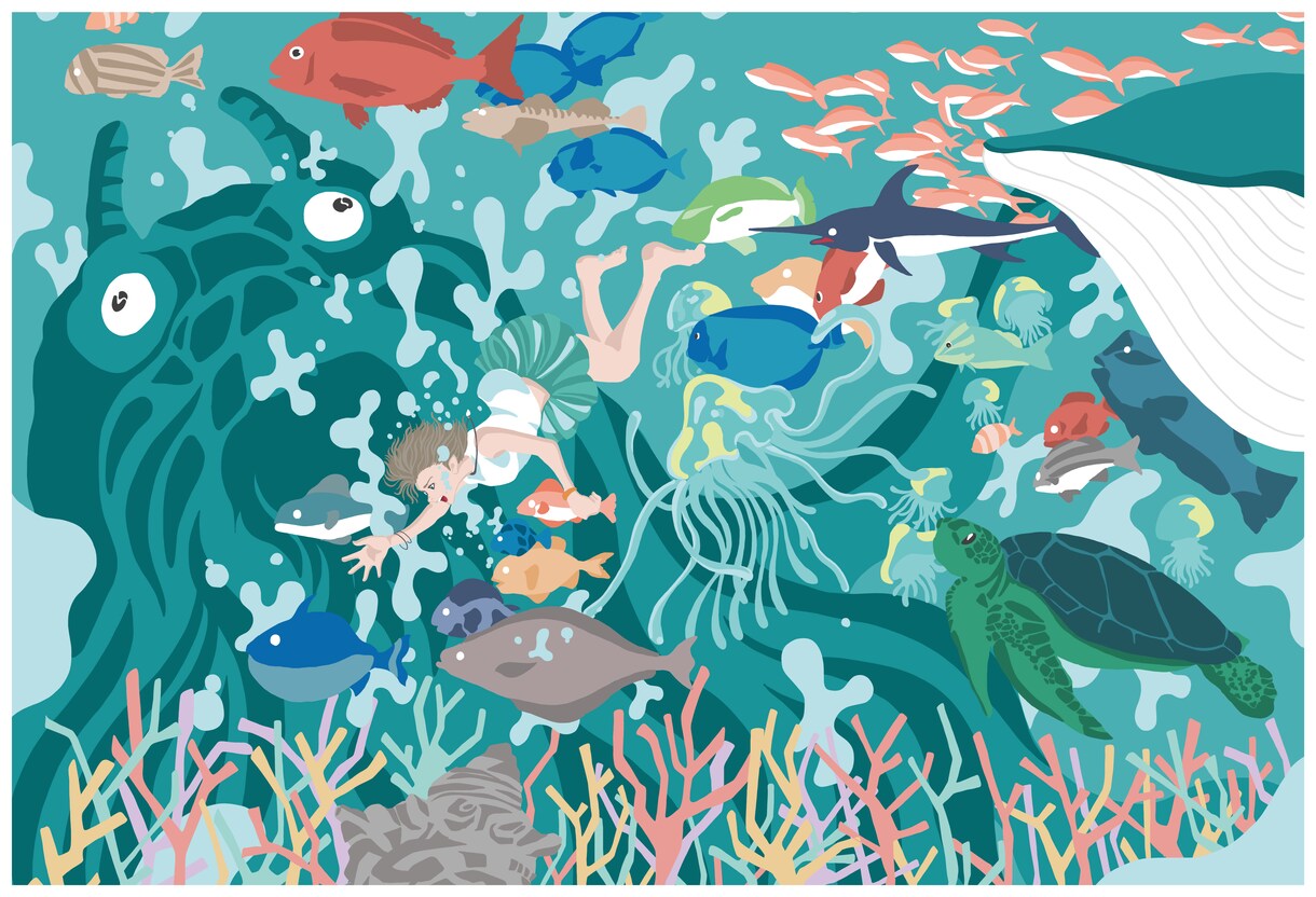 どこでも使えるカラフルでポップなイラスト作成します webや挿絵、グッズ等に使えるカラフルでポップなイラスト イメージ6