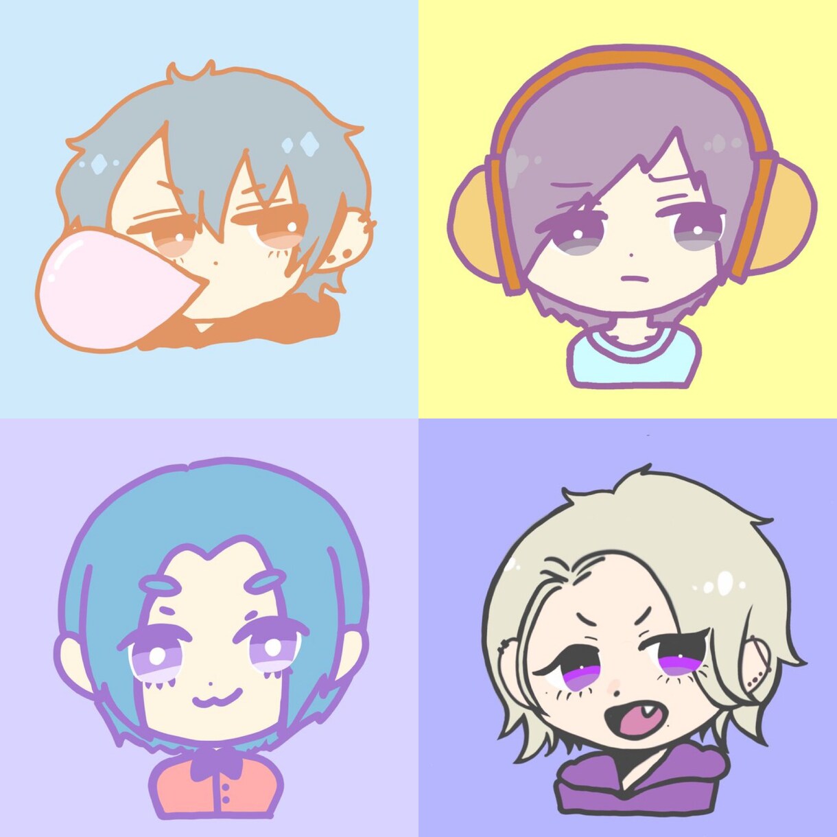 商用OK！SNS用アイコンイラスト描きます ポップ＆キュートなアイコンで好感度アップ♡ イメージ2