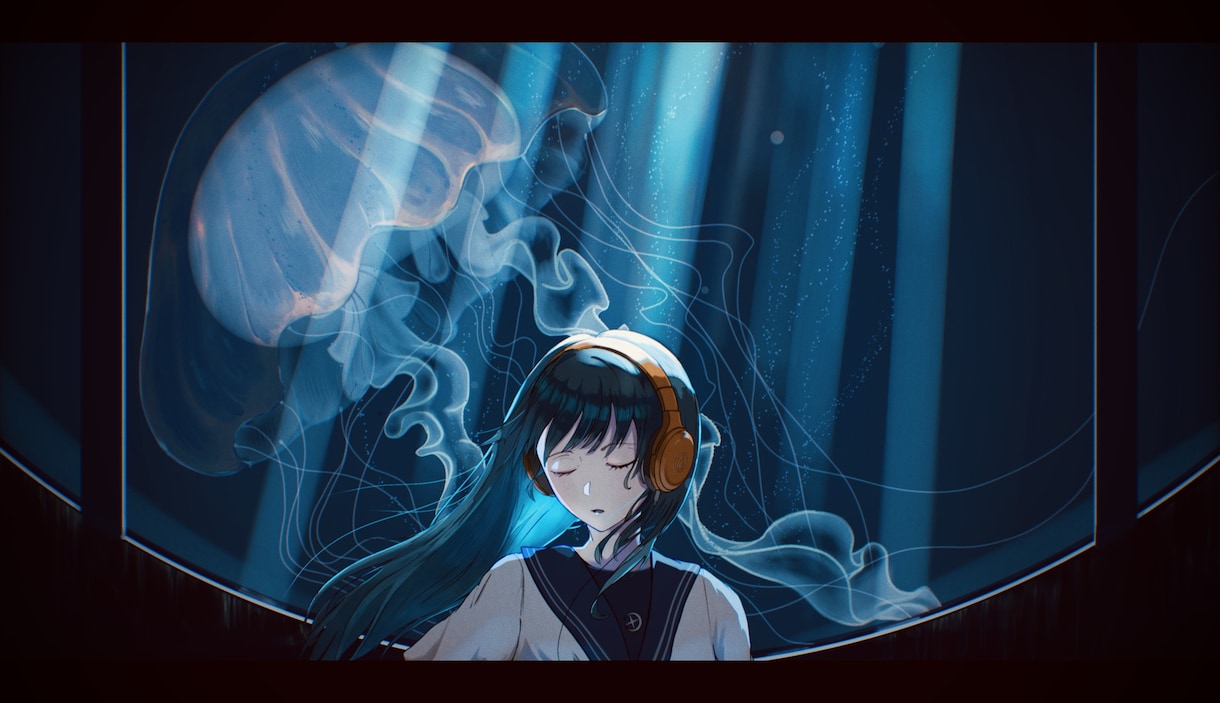 光と色で目を惹きつけるイラストを描きます 光の美しさを追及した、目を惹く色合いのアニメ塗りイラスト イメージ3