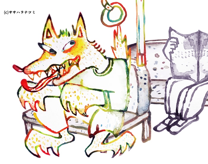 カラフル水彩☆色とりどり虹色イラストお描きします 独特な世界観の虹色イラスト☆ユニークな詩・小説の挿絵にも イメージ4
