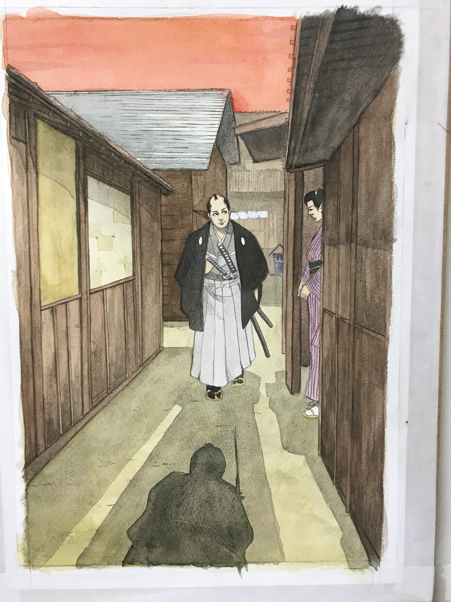侍や町娘など江戸時代のイラスト描きますます 小説の挿絵、表紙などにオススメです。 イメージ2
