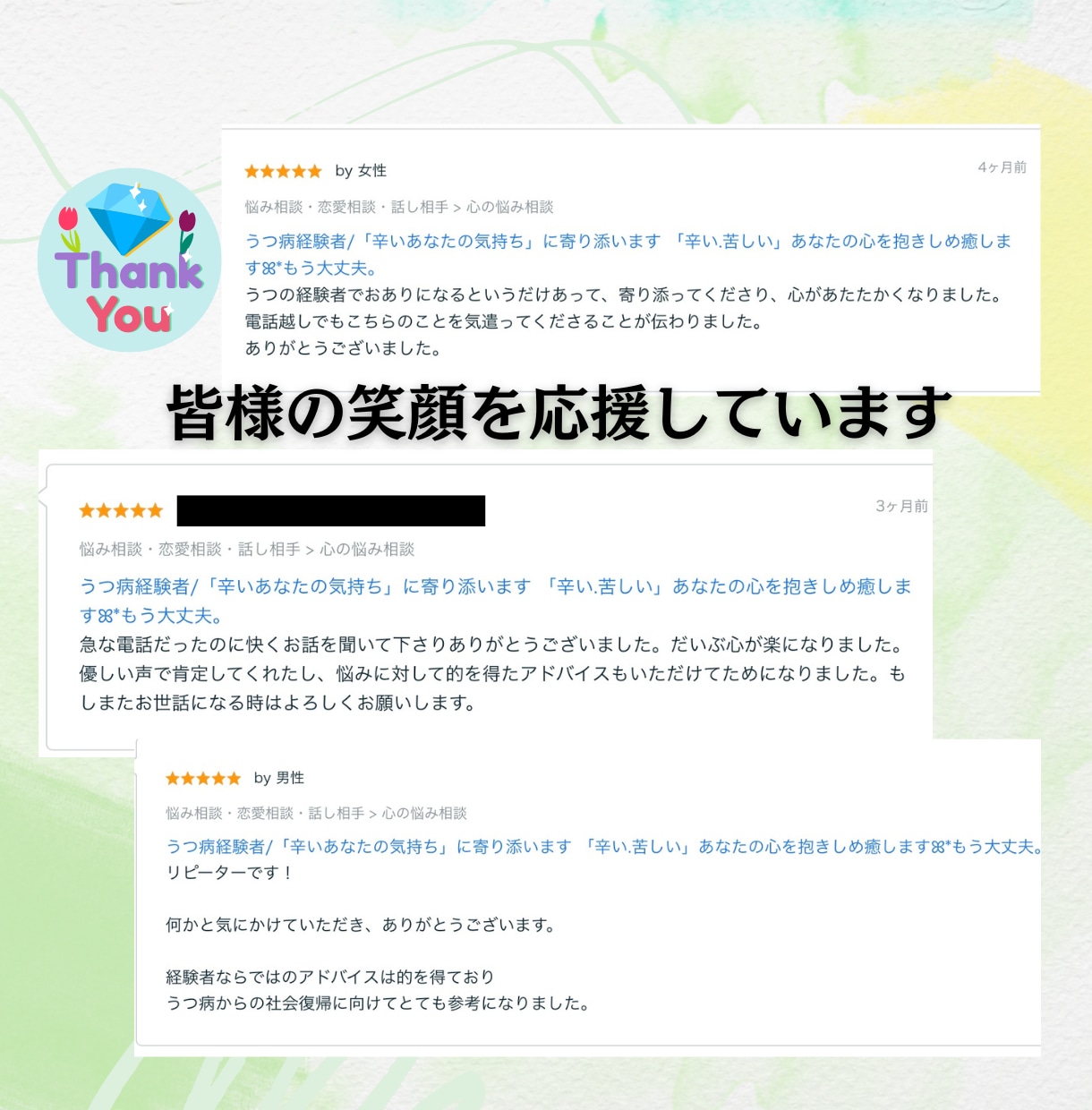 モラハラ夫が怖い/不安な毎日その悩みお聴きします どうしたらいいのか分からない！何でもOK心の不安を吐き出して イメージ3
