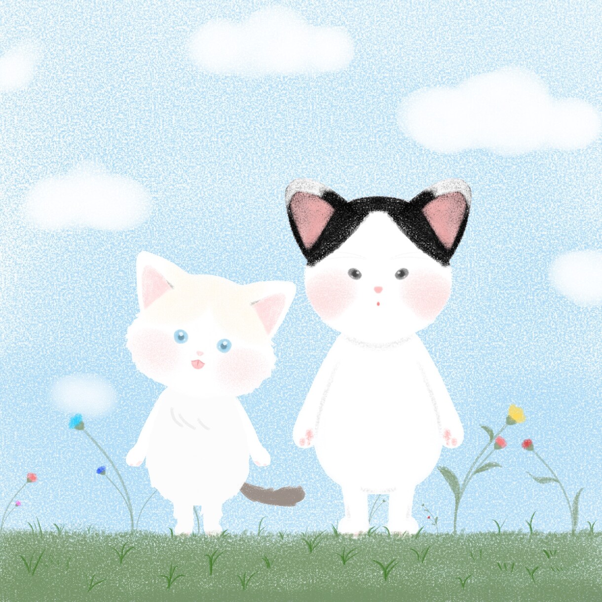 ペットや動物の絵を鉛筆風にお描きます ふんわりとした絵本のような画風！ イメージ3