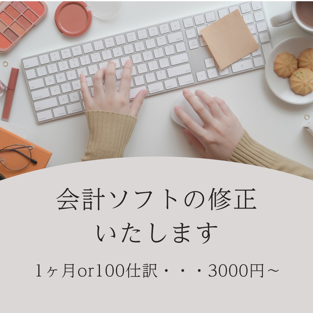 会計ソフトの仕訳修正いたします ぐちゃぐちゃでも大丈夫！経理歴10年が整えます イメージ1
