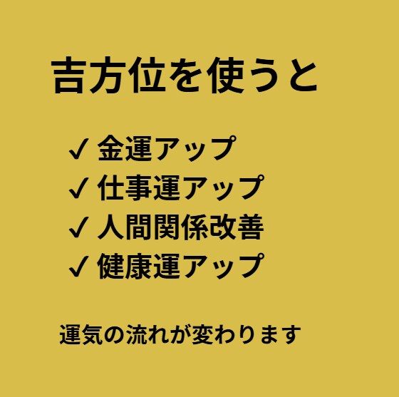 引っ越しの吉方位とタイミング診断します 「動くべき時期」と「向かうべき方角」が分かる イメージ4