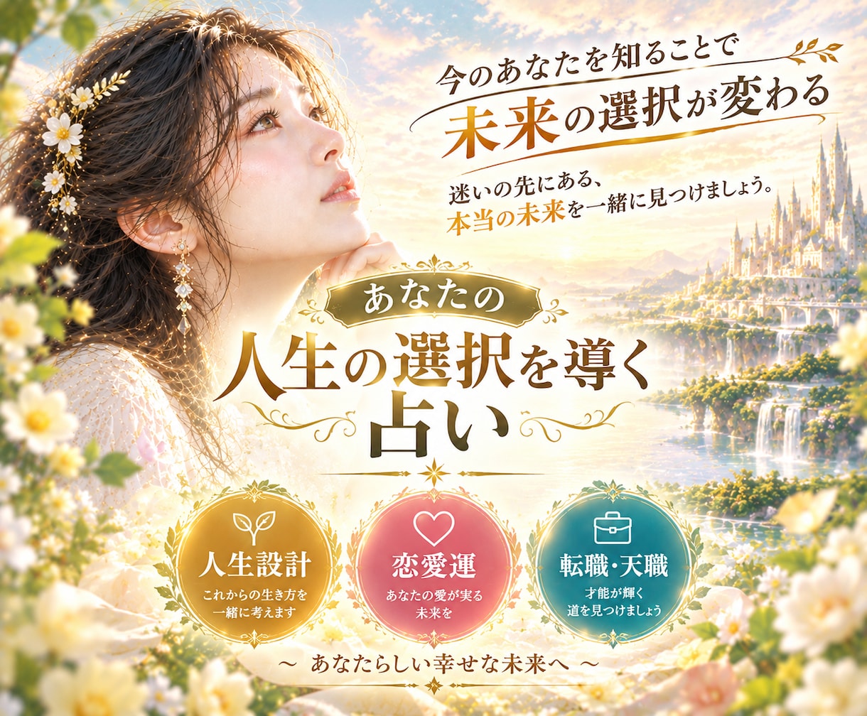 最後の占いに！長年報われずに苦しむあなたを救います 暗闇を明るく照らす現実的な霊視鑑定 イメージ1