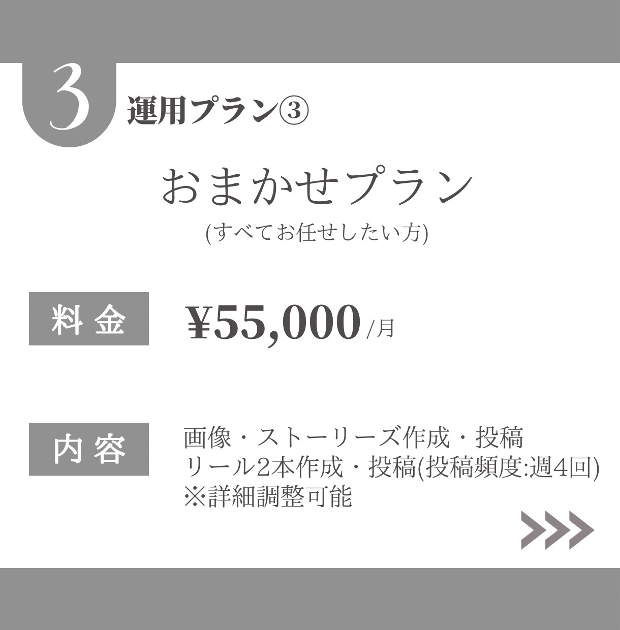 お悩みに合わせてSNS運用をします Instagram運用代行画像や動画作成カスタマイズ可能です イメージ5