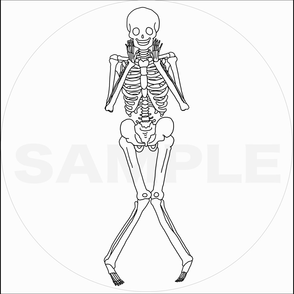 オシャレ白黒線画でアイコン描きます デフォルメ似顔絵や手書きタッチのイラストをSNSアイコンに！ イメージ1