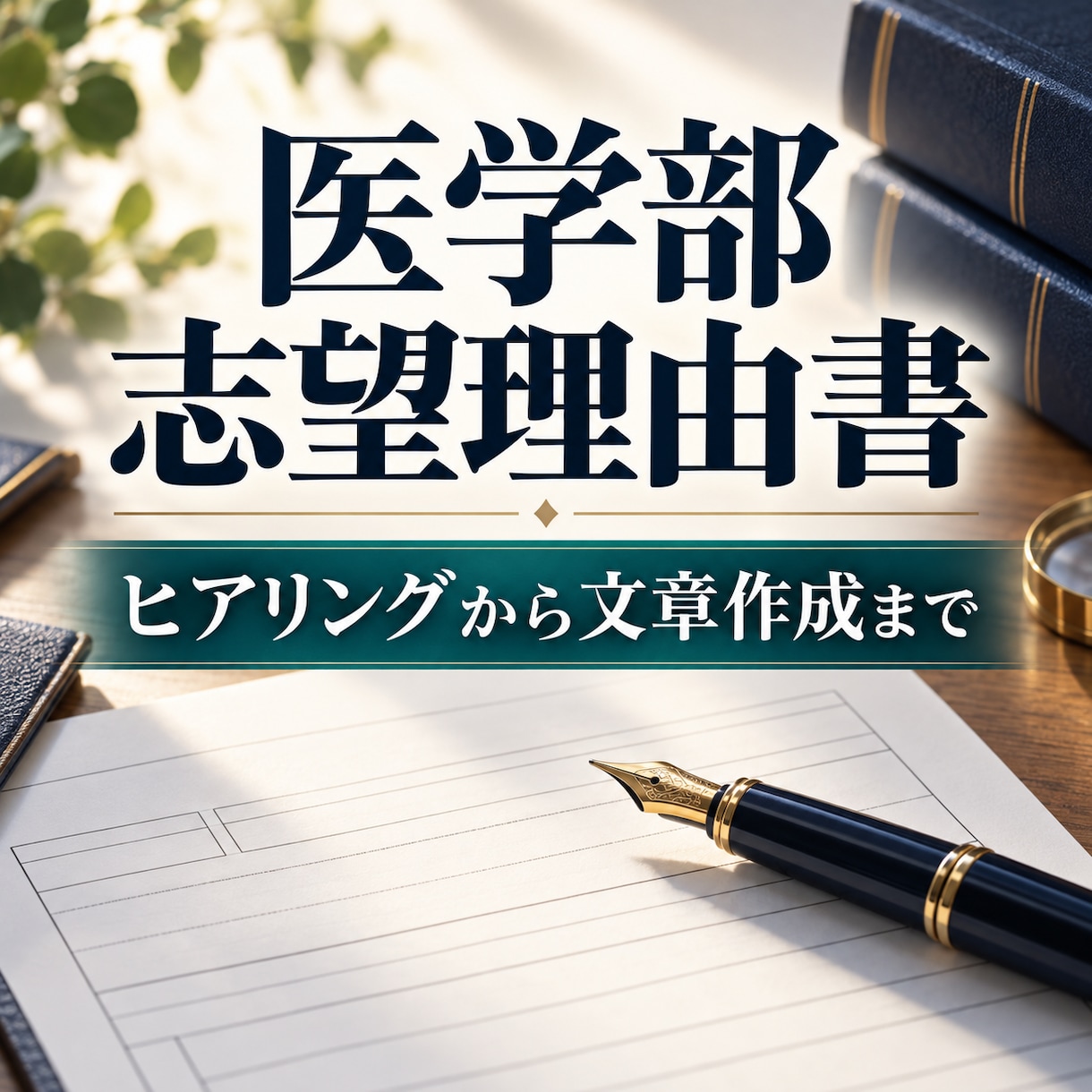 医学部受験の志望理由書をゼロから作成します ヒアリングをもとに、志望大学に合わせた文章を作成します！ イメージ1