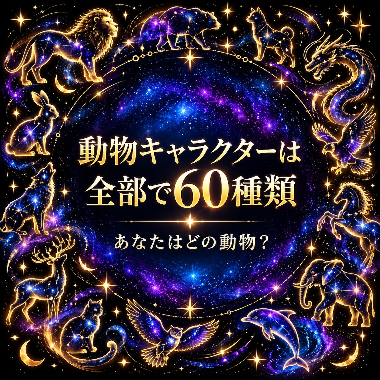 あなたの隠れた才能を 動物キャラで読み解きます 生年月日から60種類の中のあなたの動物キャラを見つけます✩ イメージ5