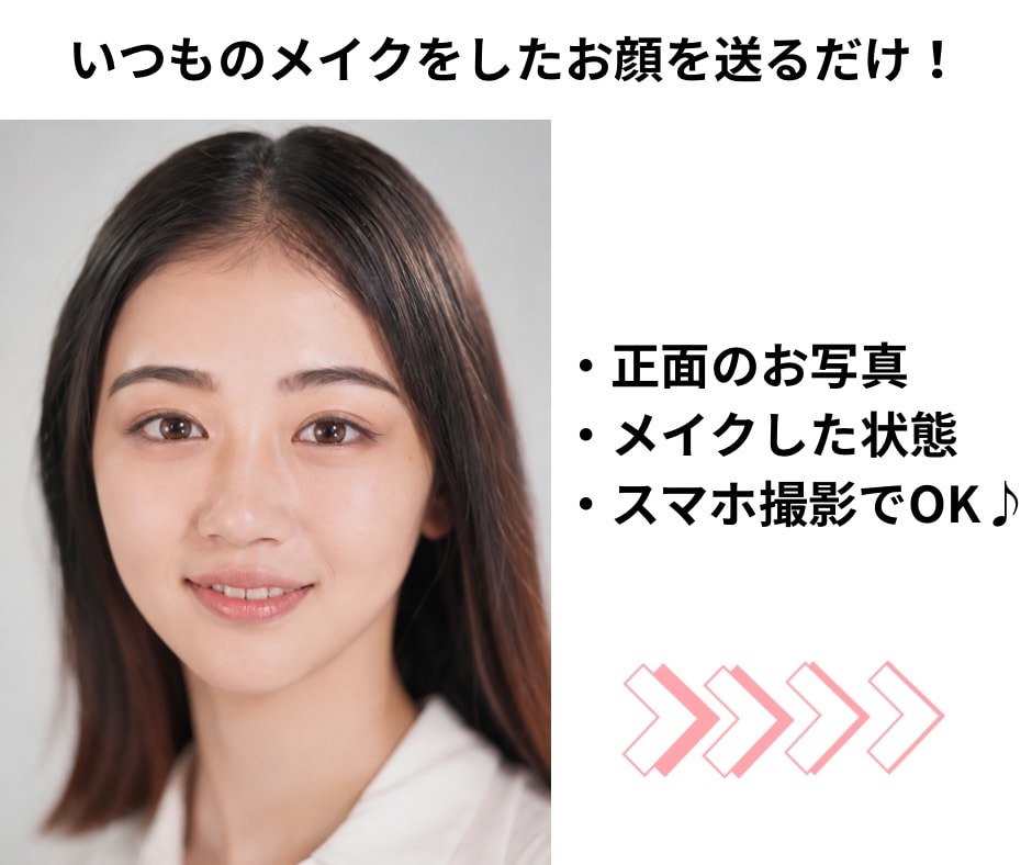 あなた専用♡顔分析＆メイク設計図を作成します 書き込み診断＆完成イメージ付き✨ イメージ2