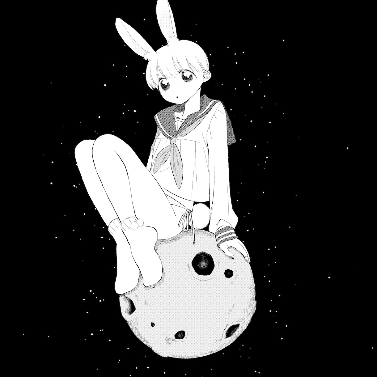 商用可！白黒のイラスト作成します 個性的な白黒のイラストをご提供します！ イメージ3