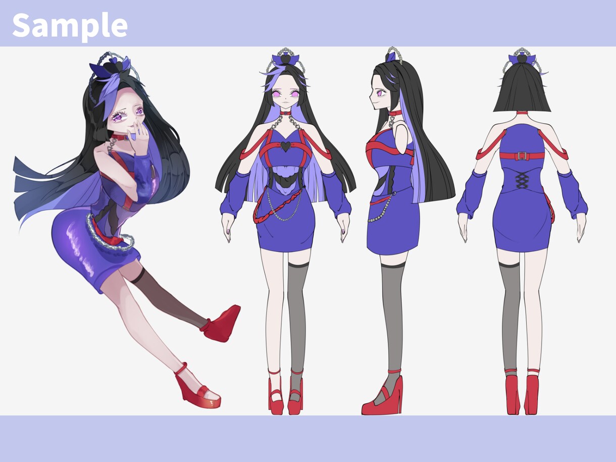 IRIAM用など！キャラクターデザインします 可愛いあなたの理想のデザインからイラストまでお任せください！ イメージ3
