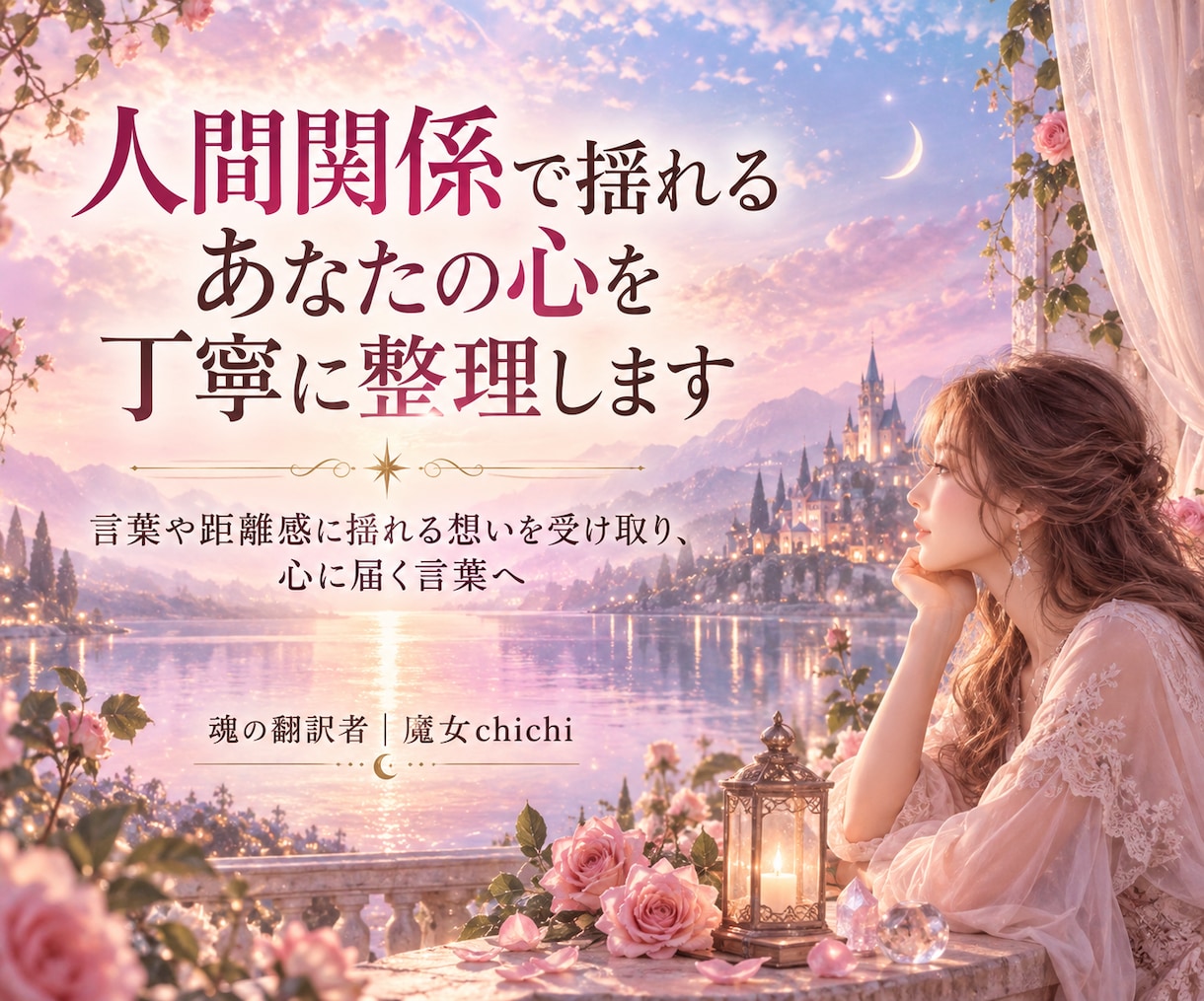 人間関係で揺れるあなたの心を丁寧に整理します 言葉や距離感に揺れる想いを受け取り、心に届く言葉へ イメージ1