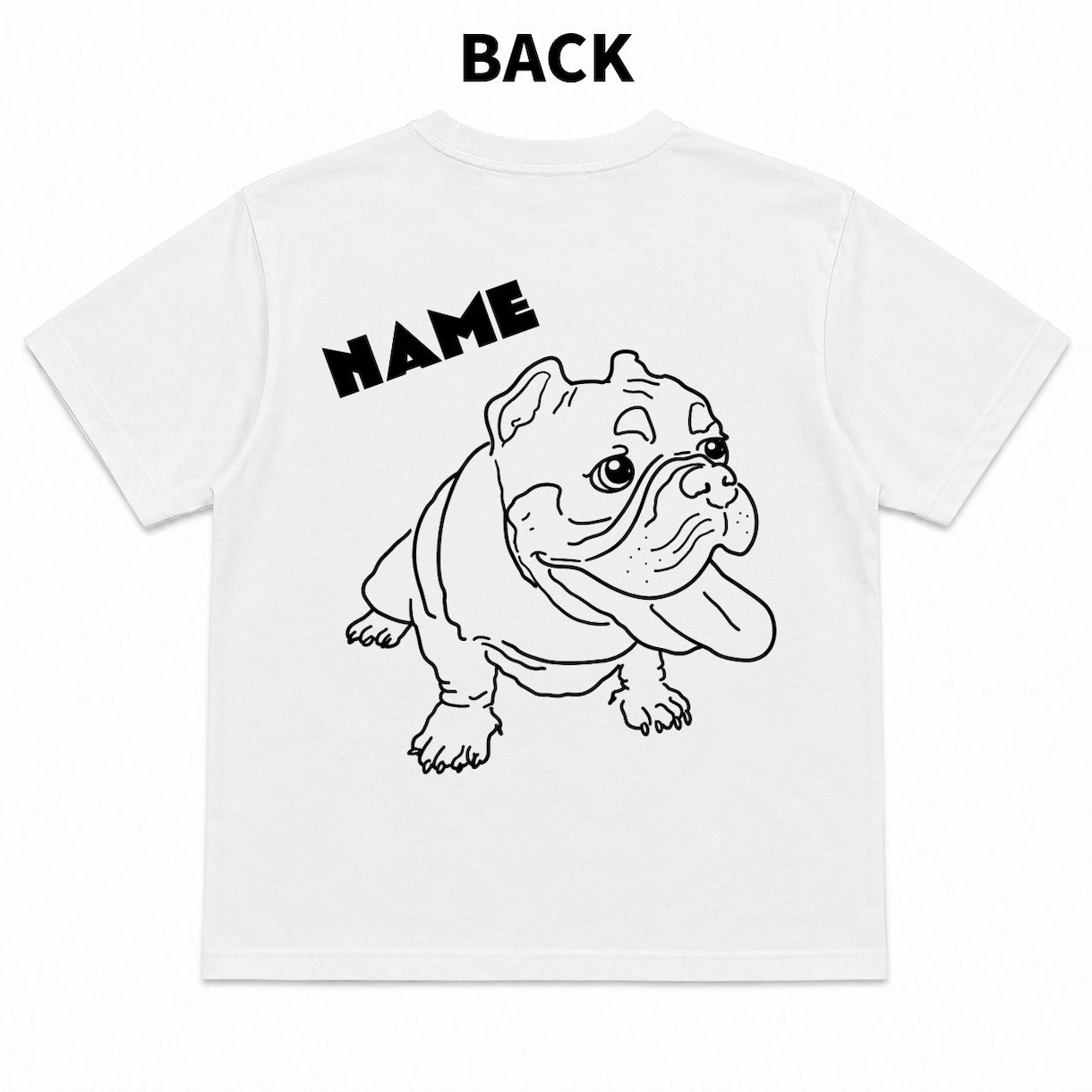 ペットオーダーメイドTシャツ(ロングあり)作ります RODICE PET ART　イラストからTシャツを作ります イメージ4