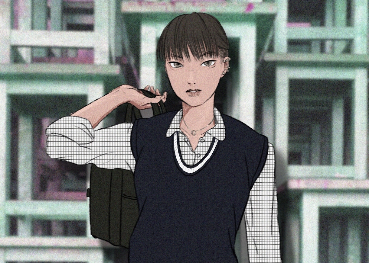 SNSアイコン、コーディネート絵など描きます シンプル且つおしゃれで可愛い絵を描いてます。 イメージ10