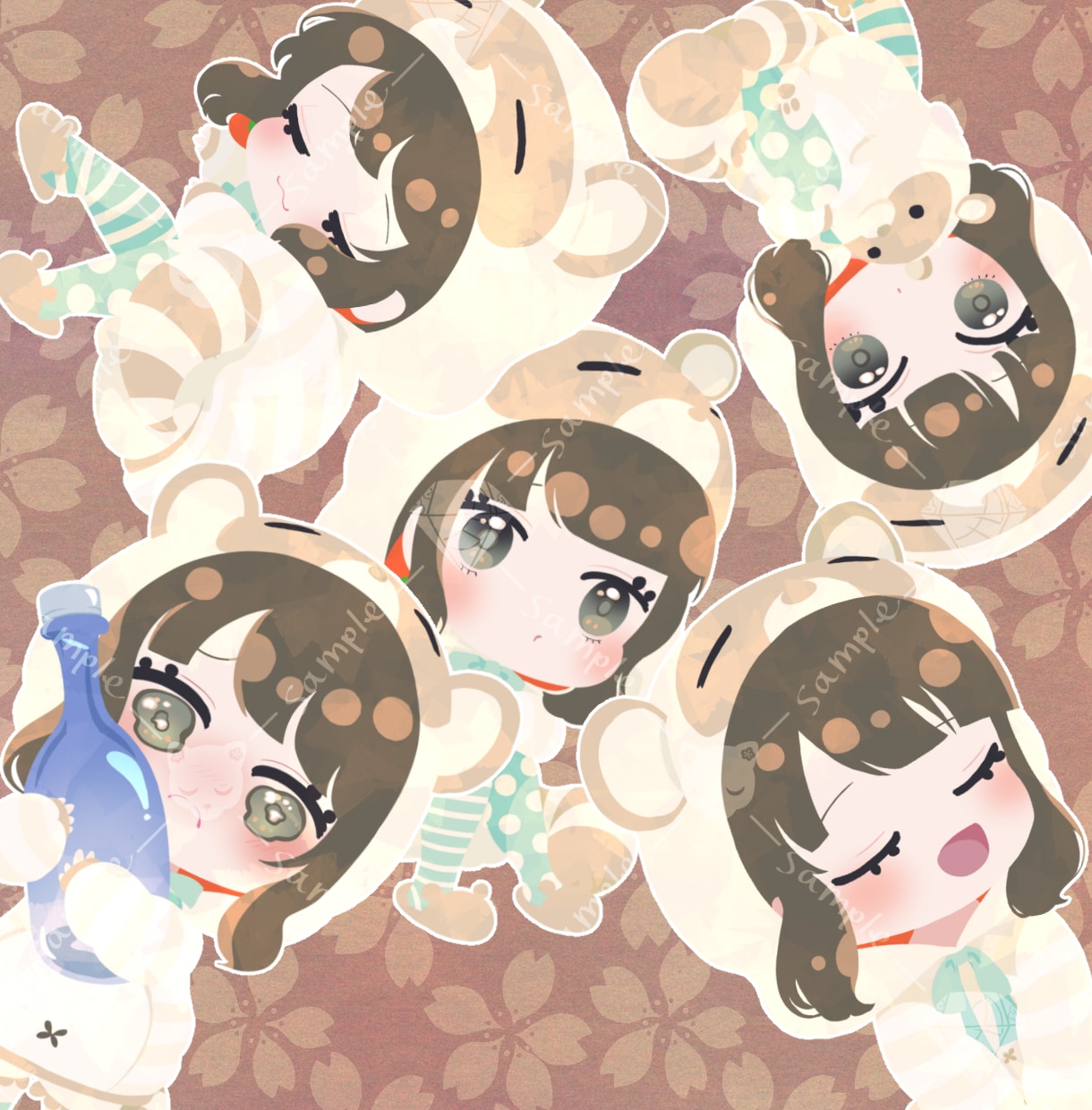 デフォルメキャラ描きます ちみちみした子は何人いてもいい イメージ4