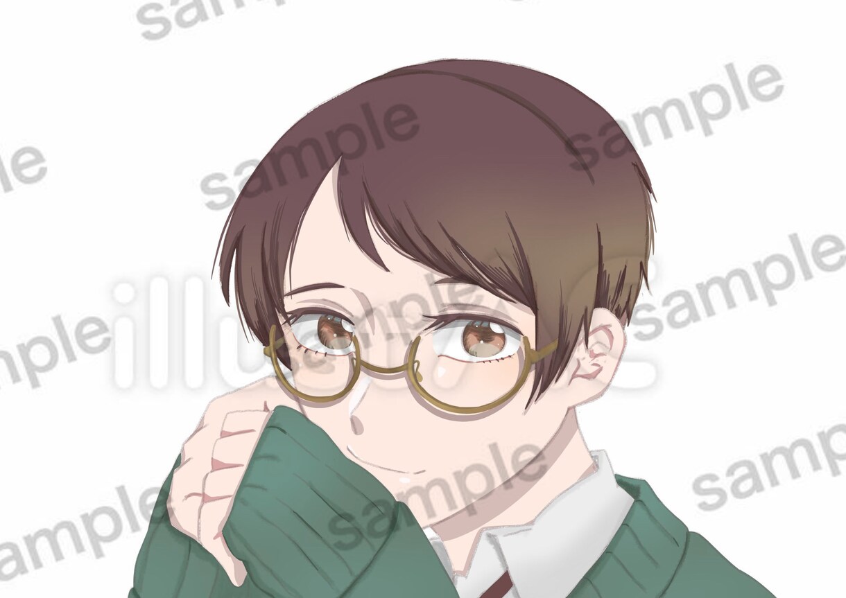 パッと目を引くカラーイラスト描きます お目目キラキラ、アニメ風イラストが得意です イメージ2