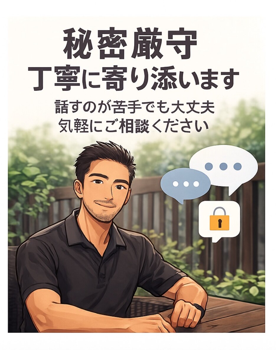 生活習慣・恋愛・性・メンタル・健康の悩みを聴きます 恋愛相談／性の悩み／メンタルケア／運動／愚痴の／生活習慣 イメージ2