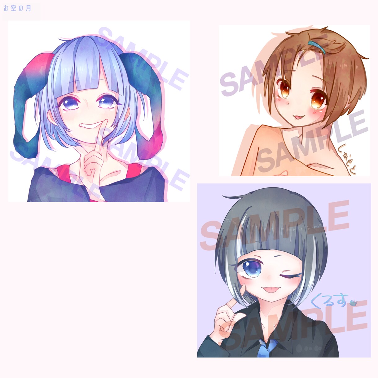SNSなどで使えるイラスト描きます ✎_お好みに合わせて作成します__˖☽* イメージ4