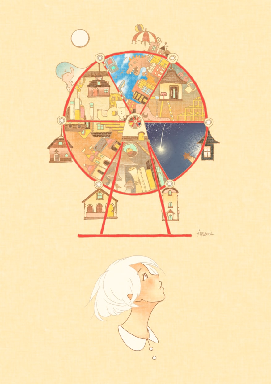 世界感を詰め込んだイラストをお描きします 配信音源ジャケット、動画サムネイルなどに。 イメージ2