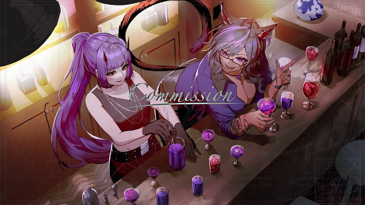 一枚絵を制作します グッズやMV、ゲームのスチルなど イメージ7