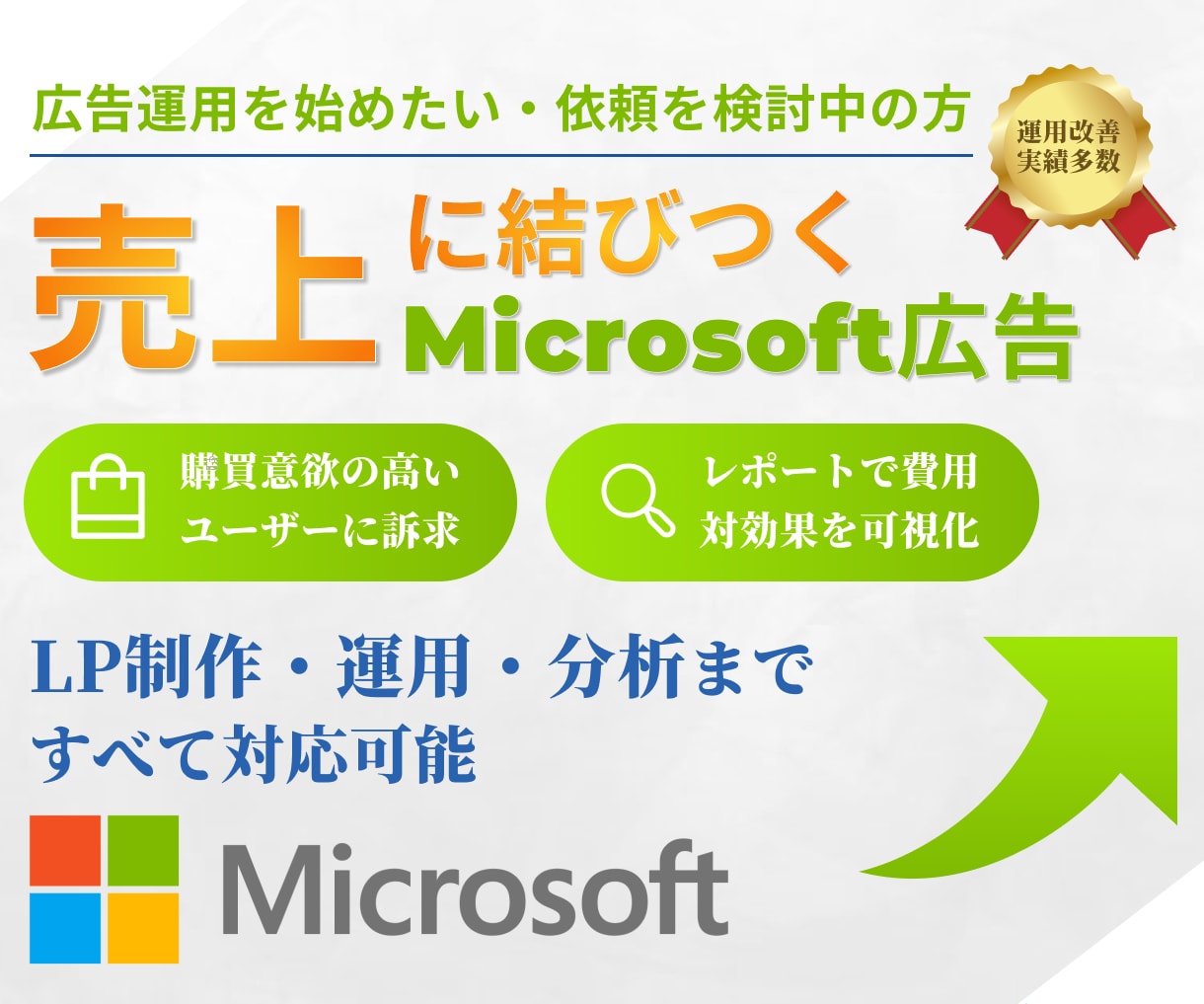 Microsoft広告の運用アドバイスします Microsoft広告の成果を最大化できる運用を行います イメージ1