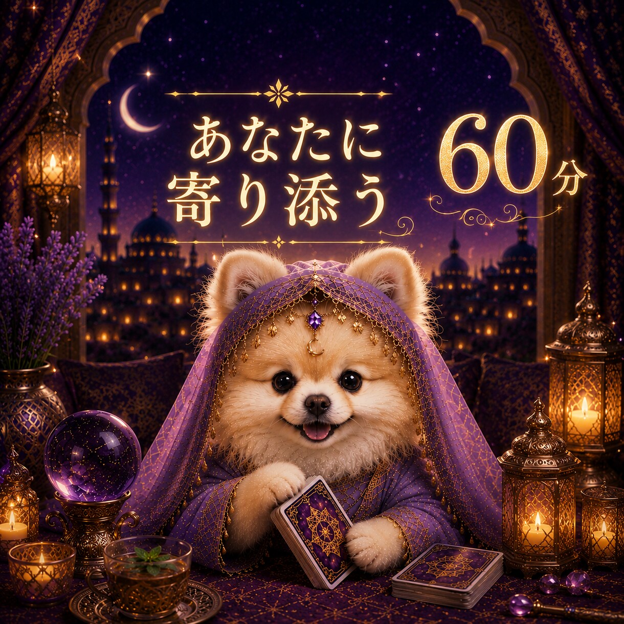 占い☆60分　癒しの時間を届けます たっぷり60分優しいオラクルリーディング致します イメージ1