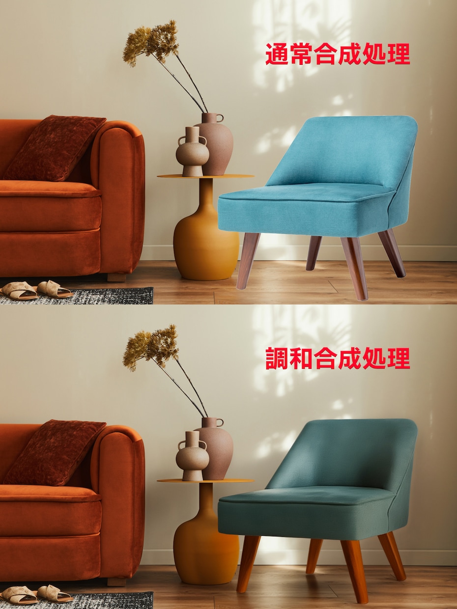回転、調和のとれた画像合成をします 撮影を省きたい、企業様案件承ります。 イメージ1