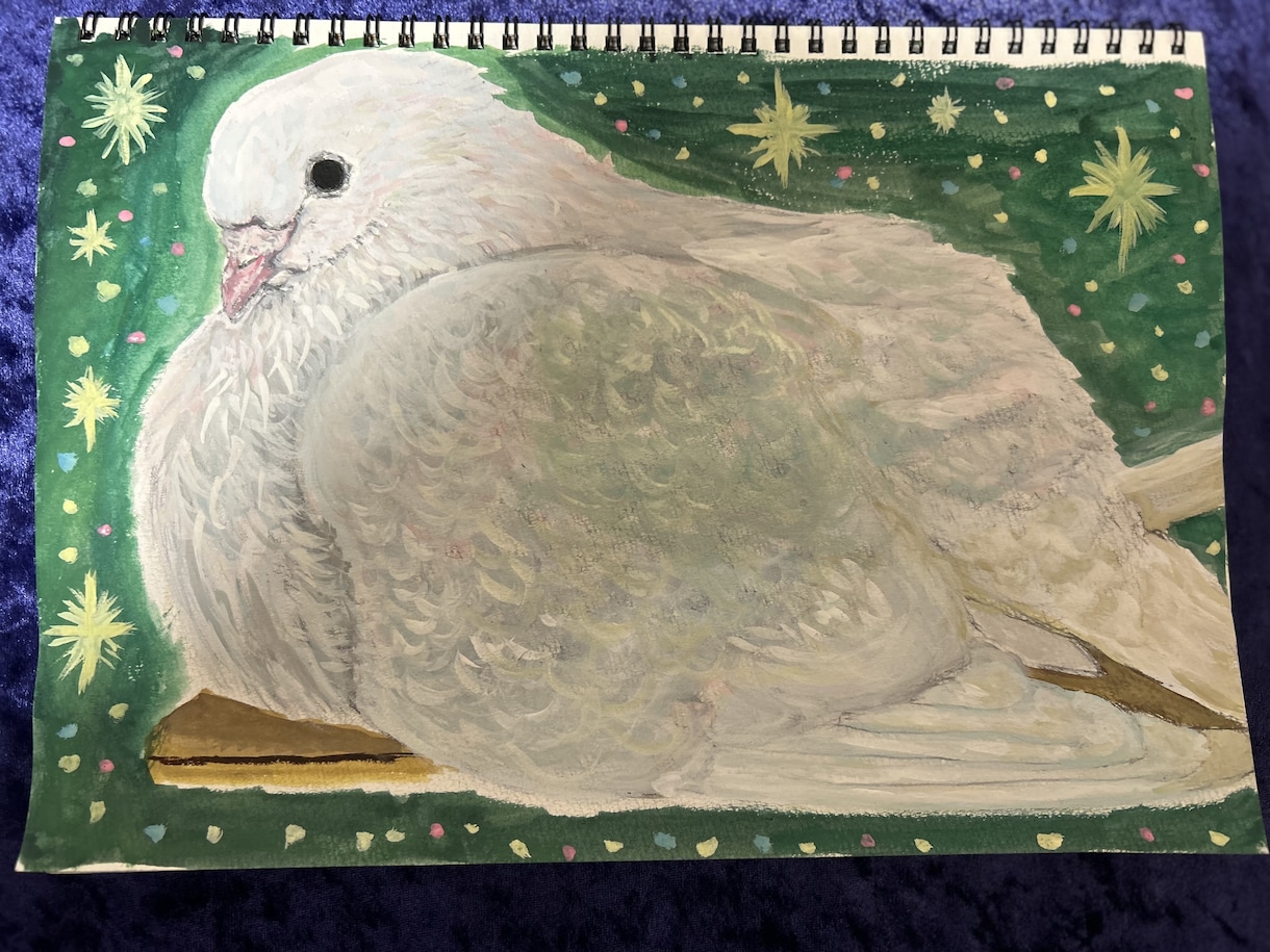 虹の橋を渡った大切なペット様の似顔絵を作成します 天国へ旅立ったペット様の似顔絵を描きます イメージ2