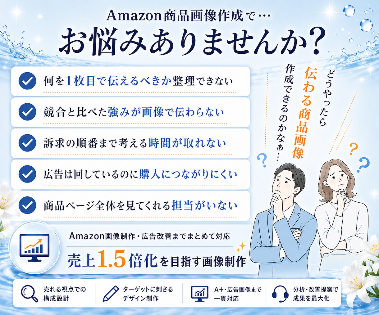 Amazon商品画像制作|購入転換率を上げます お試し1商品限定｜訴求設計込の商品画像制作｜楽天も対応 イメージ2