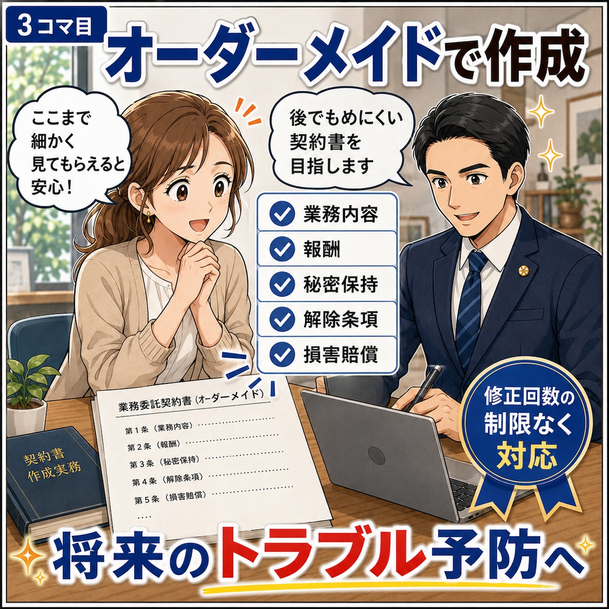 行政書士があなたにあわせた契約書作成します 法律系 国家資格 行政書士があなたのビジネスを応援します イメージ6