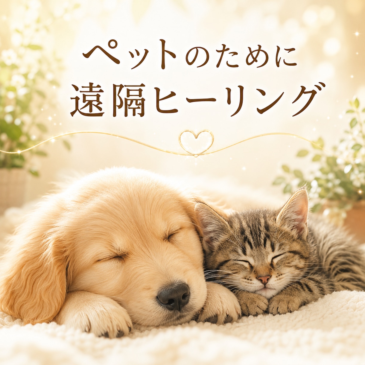 大切な家族であるペットへ遠隔ヒーリングお届けします その子本来の穏やかな状態へ整うようサポートいたします。 イメージ1