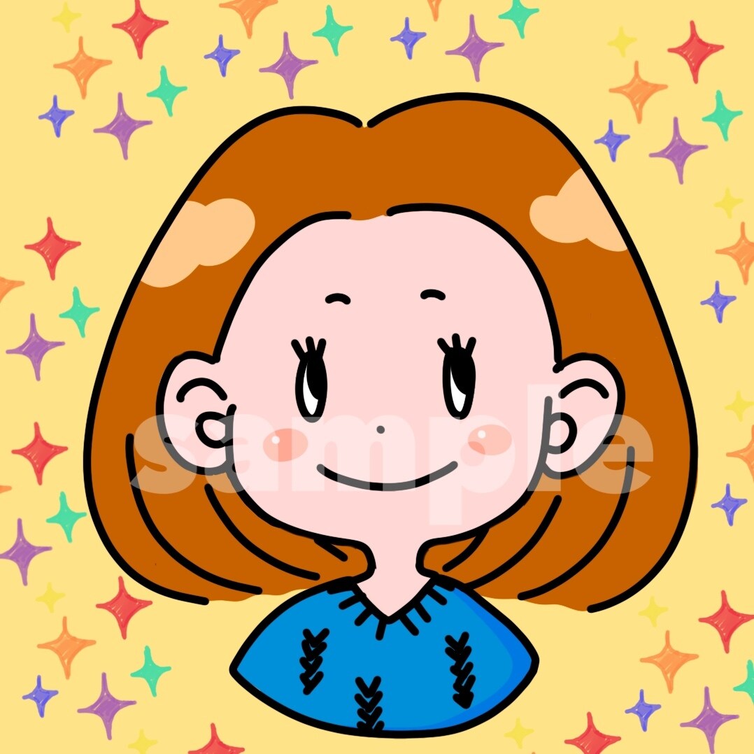 ほっこりやさしいオリジナルアイコンお描きいたします 。修正無制限でお受けしております！ イメージ1