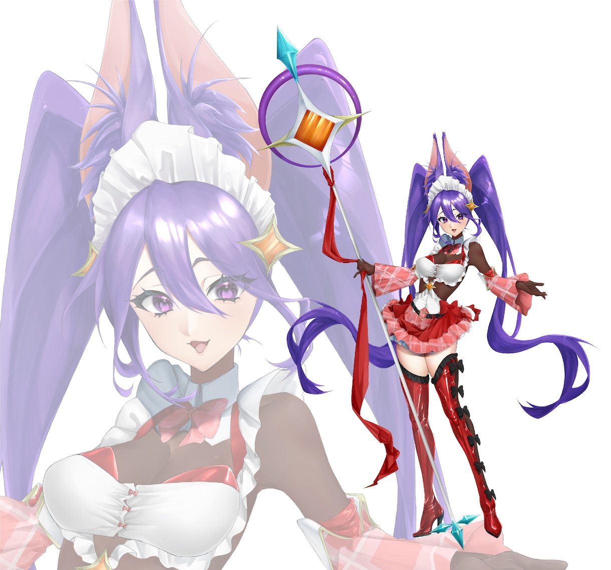 美しく塗りにこだわったイラスト描きます 商用利用可能！！塗りにこだわったキャラクターを絵描きます！！ イメージ4