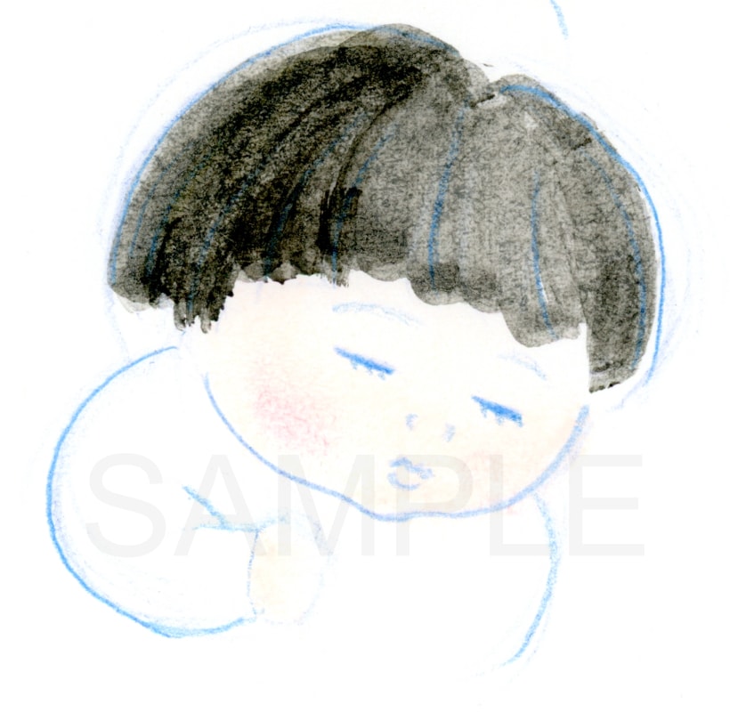 赤ちゃん、お子様の似顔絵を描きます 出産お祝い、プレゼントや誕生日の記念にいかがですか? イメージ4