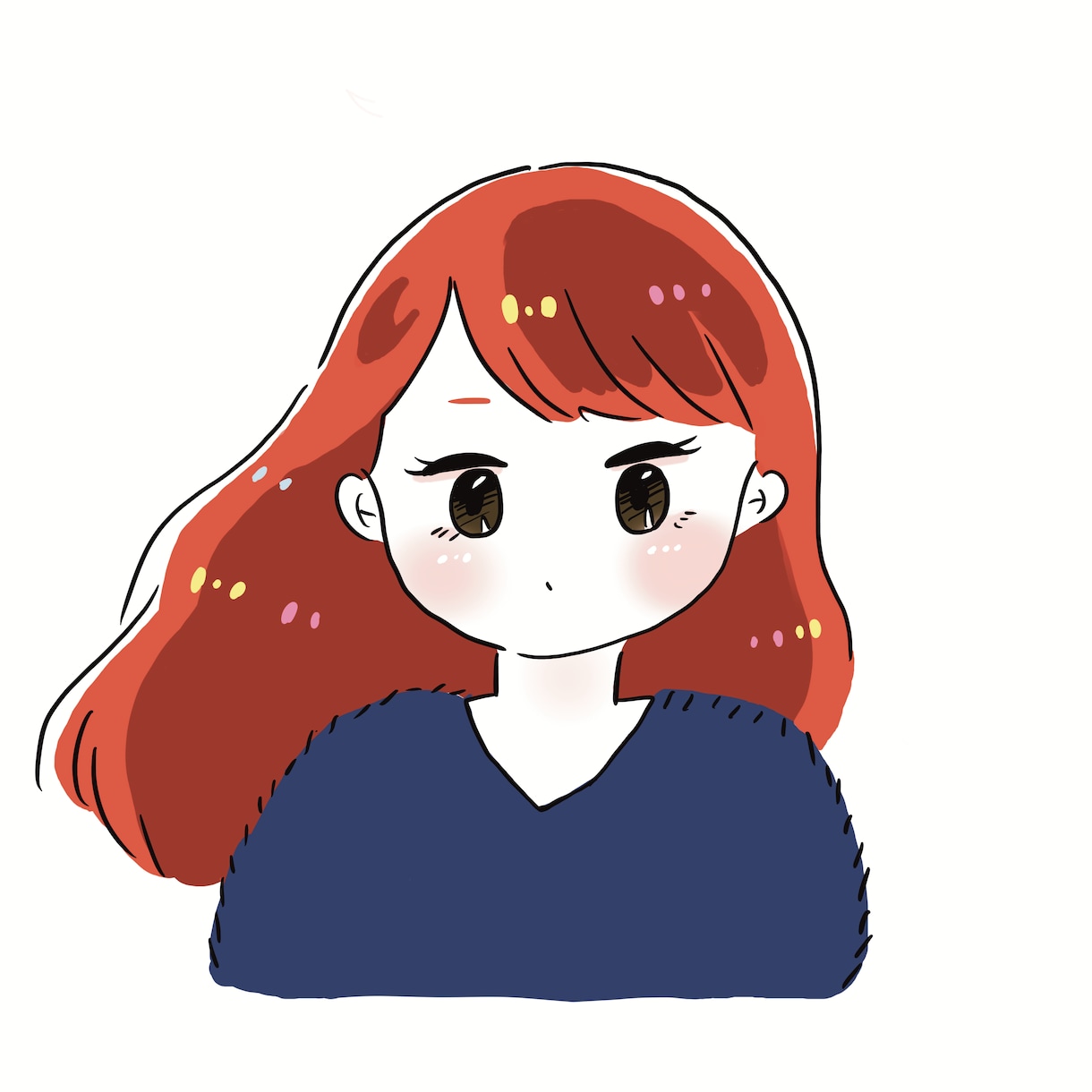 ゆるレトロPOPなアイコン描きます SNSや名刺作成などに使えるアイコン イメージ2
