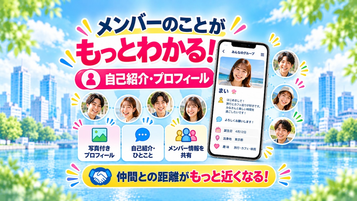 あなた専用のグループサイトを制作します チャット・自己紹介・写真共有も！月額料金なしの買い切り型 イメージ5
