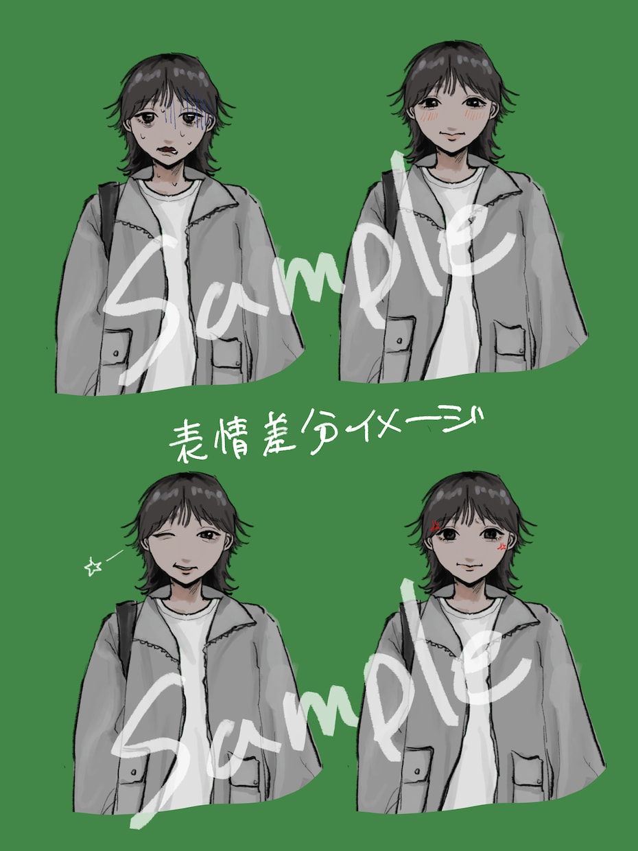 既存orおまかせキャラデザ、立ち絵・デフォ描きます 既存キャラから新規キャラまで！イラスト作成お任せ下さい！ イメージ3