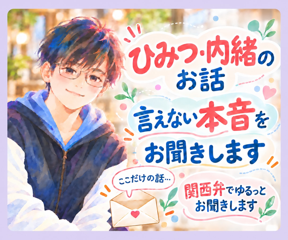 ひみつ・内緒のお話・言えない本音をお聞きします 誰にも話せないこと、ふっとこぼしてみませんか✨️ イメージ1