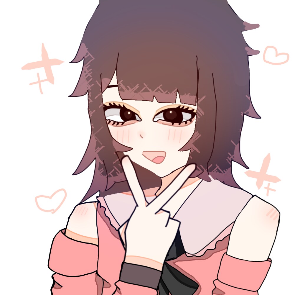 可愛い女の子の1枚絵描きます アイコンなどに使用OK！個性を出したい方向け※胸上のみ イメージ1