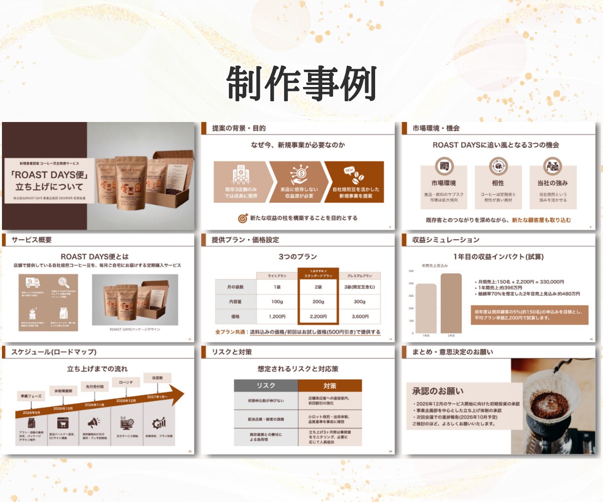 伝わる、見やすいスライドを作成します 本業に集中したくて資料まで手が回らない方へ イメージ6