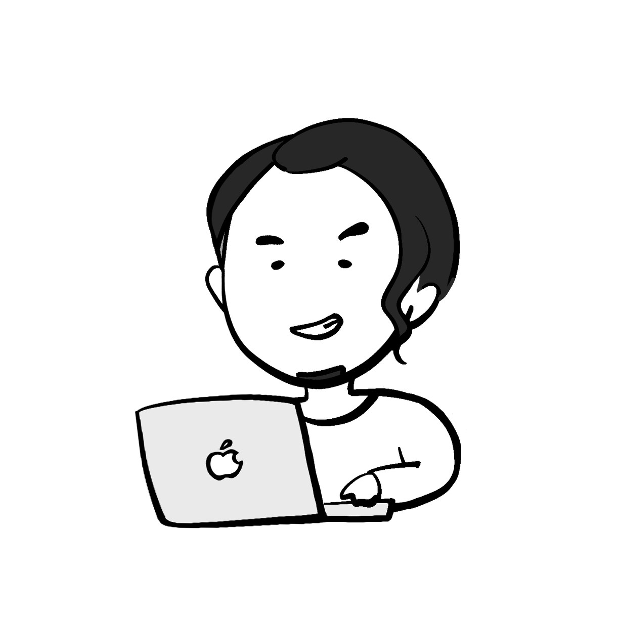 筆ペン風のゆるシンプルイラストお描きします アイコン、ヘッダー、似顔絵、壁紙、LINEスタンプ等に！ イメージ4