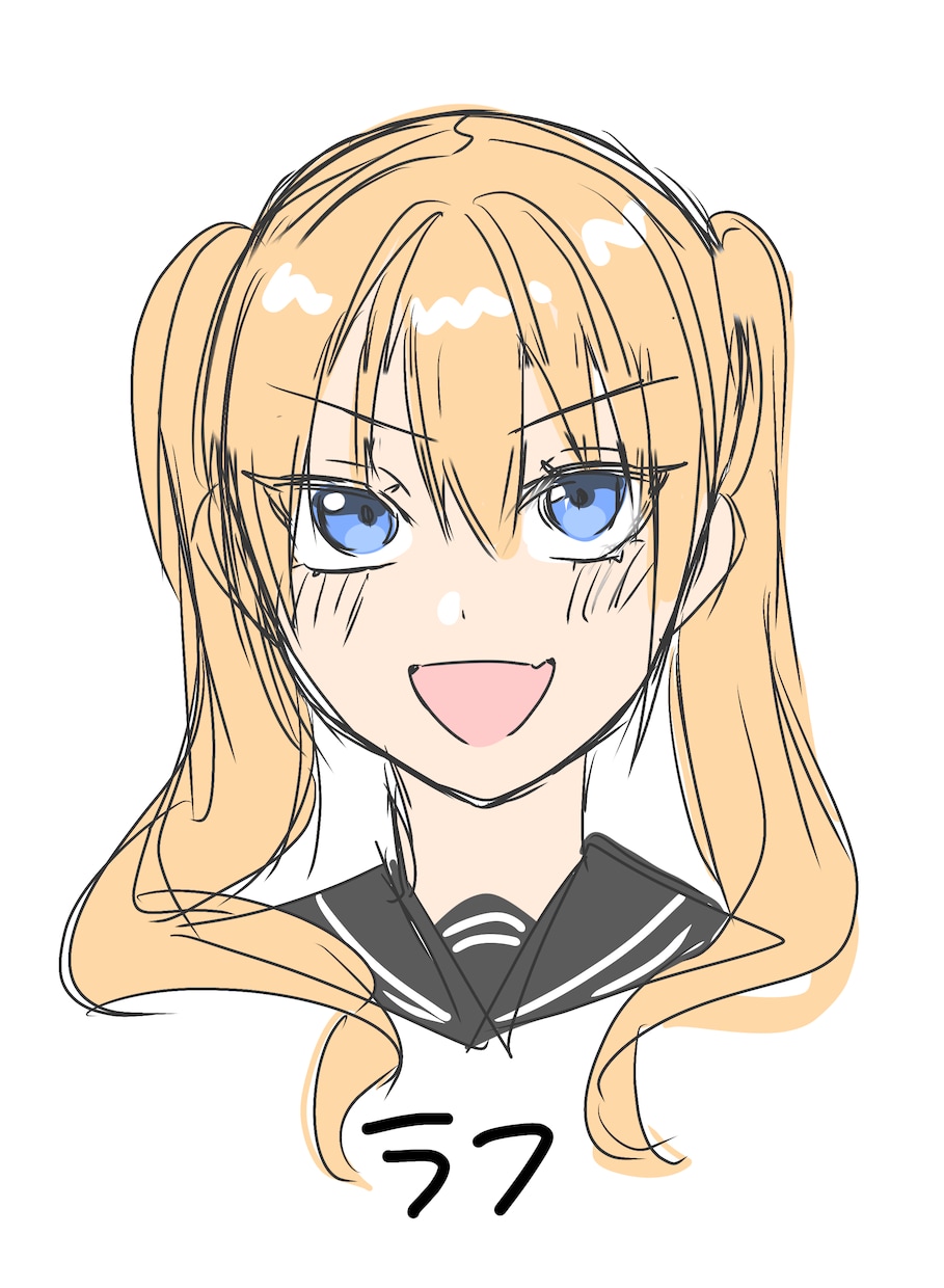 アニメ系のイラスト描きます 女性キャラ男性キャラOK表情豊かに描きます イメージ2