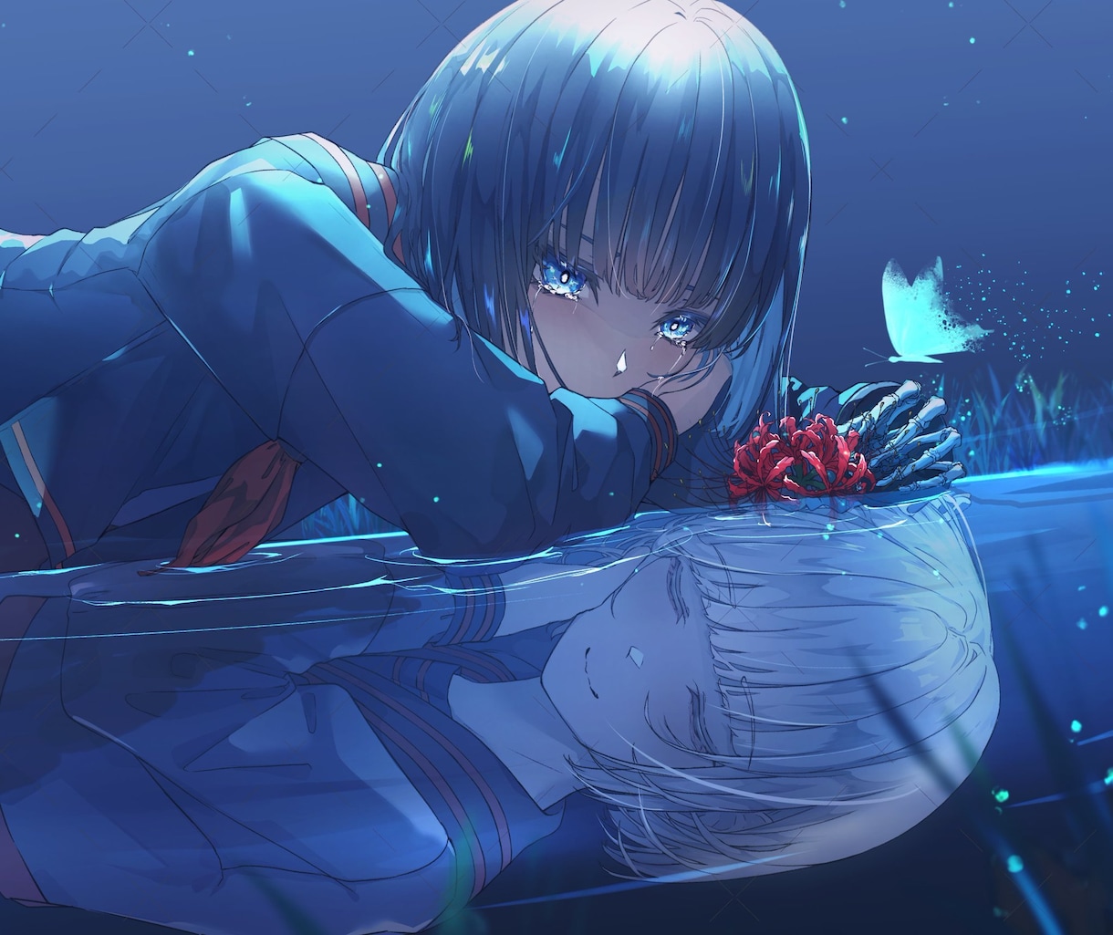 儚く繊細なイラストを制作いたします 高解像度で繊細なイラストを描いてほしい方必見！ イメージ1