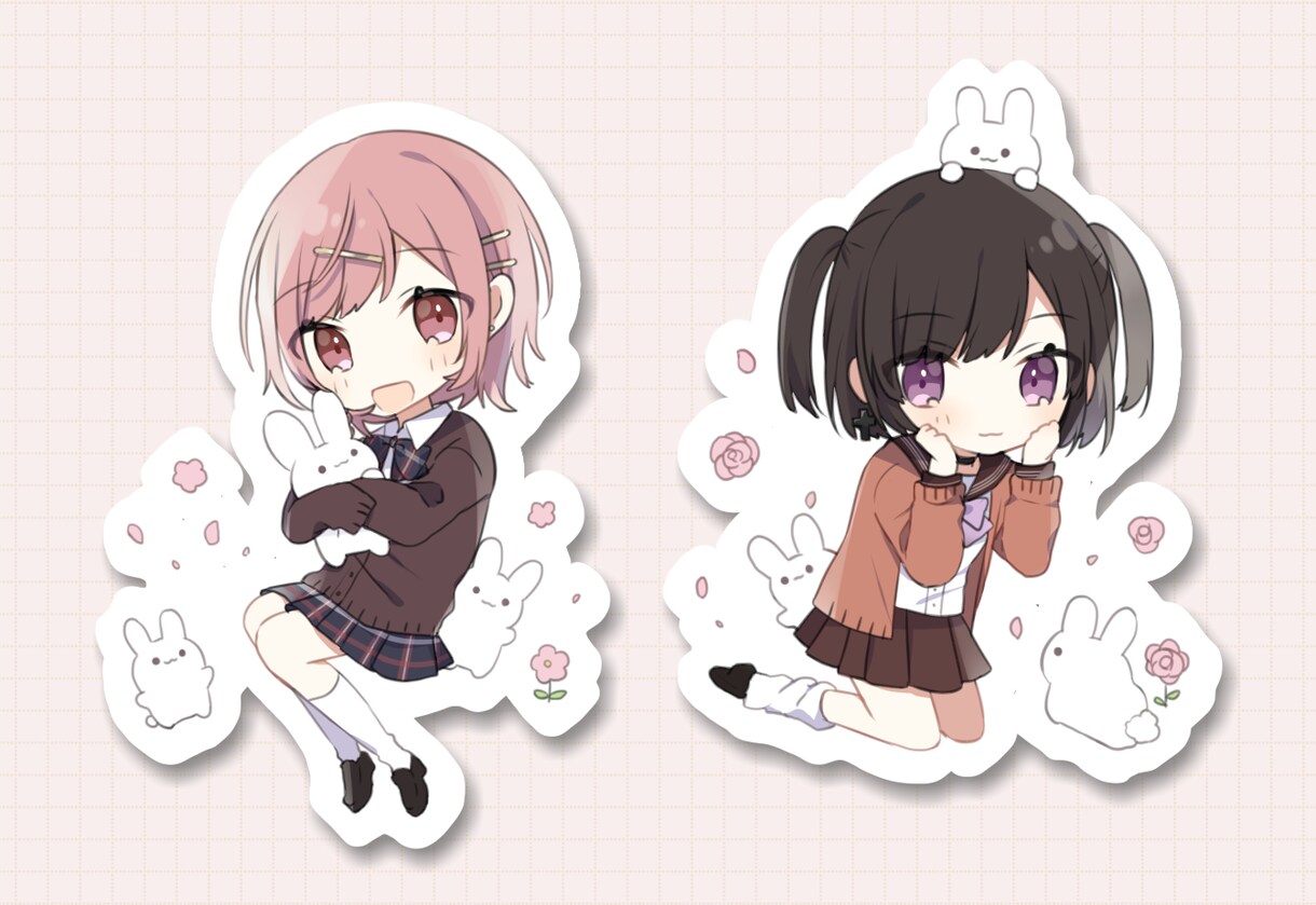 男性も女性も描けます☆　いろんなイラスト描きます 可愛い系やさわやかカッコいい系など イメージ6