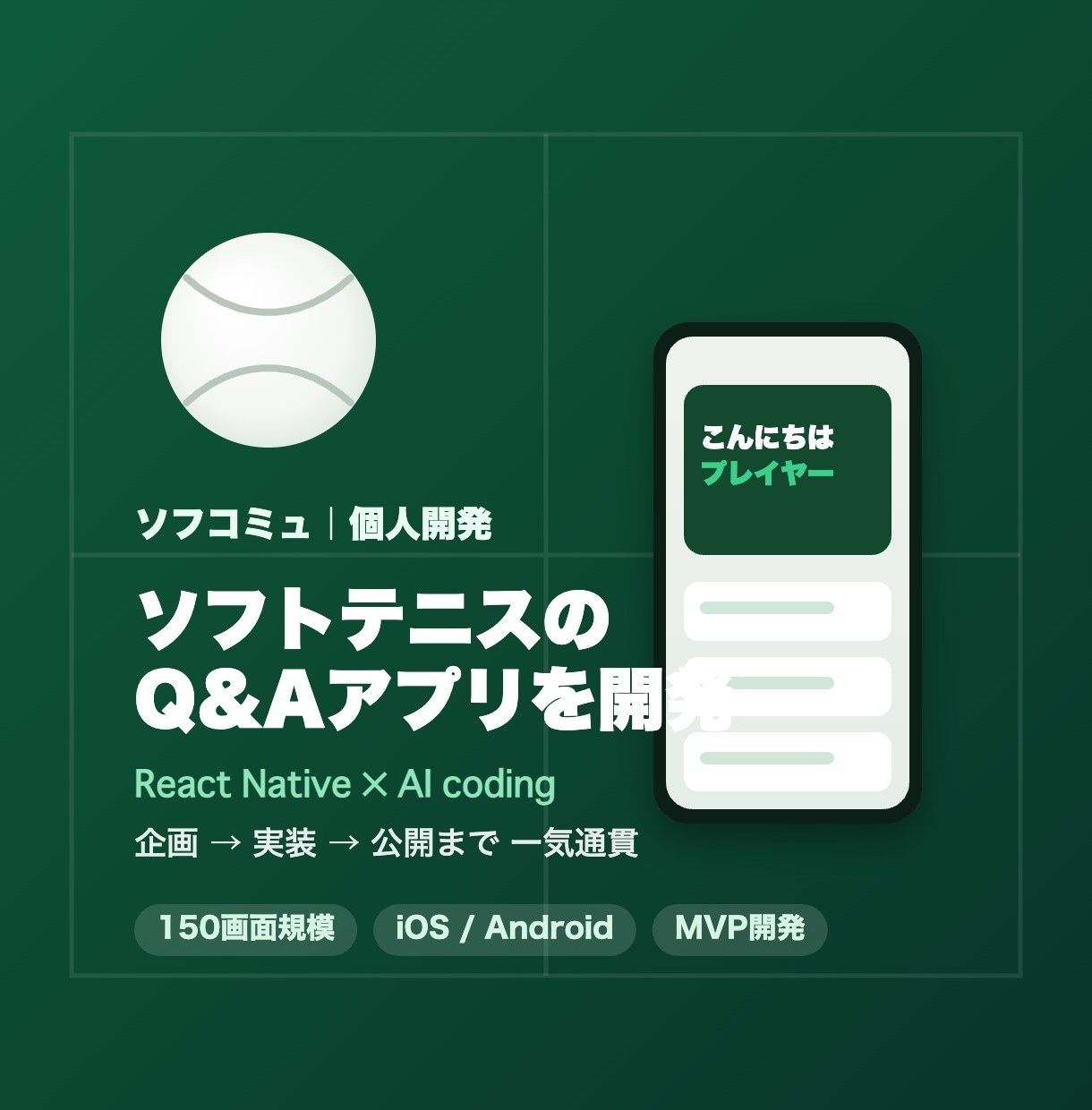 AIコーディングでアプリを開発します AI活用×React Nativeで企画から公開まで対応 イメージ1