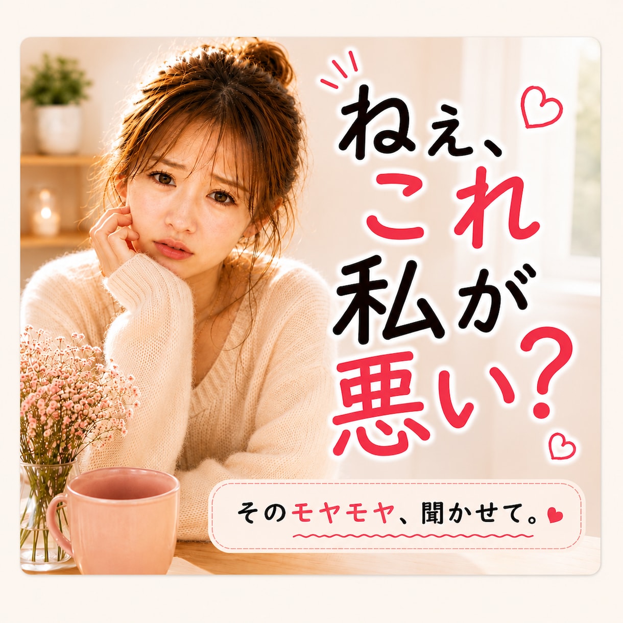 これって私が悪い？モヤモヤ全部聞きます 恋愛・夫婦・友達・職場・愚痴も言えない本音も大歓迎 イメージ1